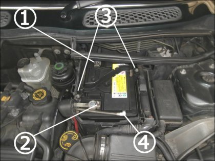 BMW MINIのバッテリー交換方法2